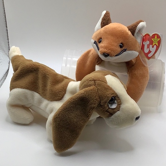 Ty Other - Tracker and sly beanie babies